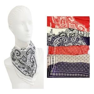 Set of 12 Calvin Klein Bandanas : Assorted : New PP Samples, Never Worn